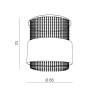 Подвесная люстра Azzardo Glamour round AZ1591 - Подвесная люстра Azzardo Glamour round AZ1591