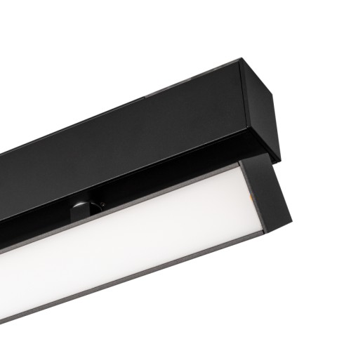 Светильник MAG-FLAT-FOLD-45-S205-6W Warm3000 (BK, 100 deg, 24V) (Arlight, IP20 Металл, 5 лет) Светильник поворотный для магнитных треков шириной 45мм, 6Вт. Цвет свечения ТЕПЛЫЙ 3000K, световой поток 600лм, угол 100°, CRI>90. Корпус прямоугольный, металл, цвет черный, IP20. Размеры LxWxH 204x35x92.5мм. Входное напряжение DC24V, мощность 6Вт. Драйвер DС24V/AC230V поставляется отдельно. Диммируется только с 026407(1), 027633.