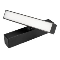  - Светильник MAG-FLAT-FOLD-45-S205-6W Warm3000 (BK, 100 deg, 24V) (Arlight, IP20 Металл, 5 лет)