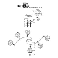  - Потолочная люстра Wedo Light Flussio 66589.01.69.06