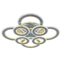  - Потолочная светодиодная люстра Profit Light 8040/4+4 CHR