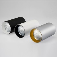  - Светильник накладной SP-POLO-R85-1-15W Warm White 40deg (Black, White Ring) (Arlight, IP20 Металл, 3 года)
