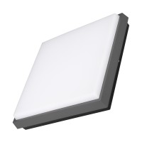  - Светильник LGD-AREA-S240x240-25W Warm3000 (GR, 110 deg, 230V) (Arlight, IP54 Металл, 3 года)