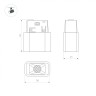 Светильник MAG-ORIENT-BABY-S36x21-2W Day4000 (BK, 24 deg, 48V) (Arlight, IP20 Металл, 5 лет) - Светильник MAG-ORIENT-BABY-S36x21-2W Day4000 (BK, 24 deg, 48V) (Arlight, IP20 Металл, 5 лет)