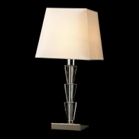  - Настольная лампа Crystal Lux Marsela LG1 Nickel