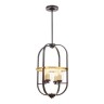 Подвесная люстра Lumina Deco Monterey LDP 1141-4 BK+MD - Подвесная люстра Lumina Deco Monterey LDP 1141-4 BK+MD