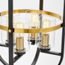 Подвесная люстра Lumina Deco Monterey LDP 1141-4 BK+MD - Подвесная люстра Lumina Deco Monterey LDP 1141-4 BK+MD