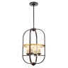 Подвесная люстра Lumina Deco Monterey LDP 1141-4 BK+MD - Подвесная люстра Lumina Deco Monterey LDP 1141-4 BK+MD