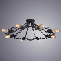  - Потолочная люстра Arte Lamp A9344PL-8BK