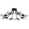 Потолочная люстра Arte Lamp A9344PL-8BK - Потолочная люстра Arte Lamp A9344PL-8BK
