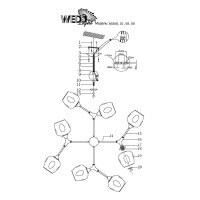  - Потолочная люстра Wedo Light Миделия 66560.01.69.08