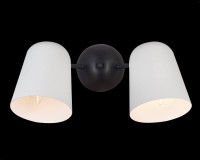  - Бра Crystal Lux ENRIQUE AP2 BLACK/WHITE