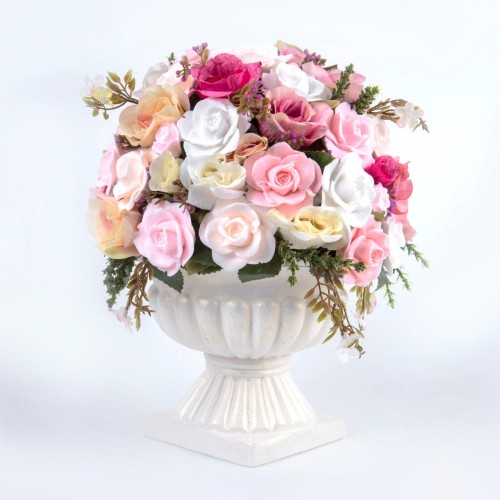 Вазон FLOWERY FL.014.WH.P S DG 