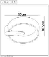  - Потолочный светодиодный светильник Lucide Miami 74106/30/30