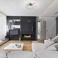  - Потолочный светодиодный светильник Eurosvet Smart Rosca 90236/8 чёрный кофе