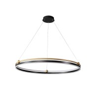  - Подвесная люстра Crystal Lux FERNANDO SP88W LED D1000 BLACK/GOLD