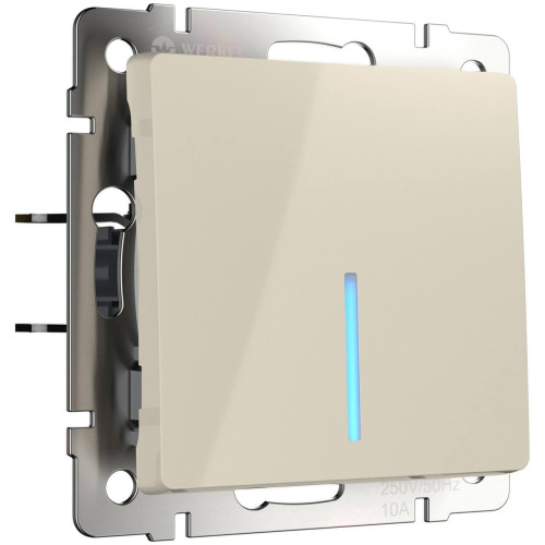 Выключатель одноклавишный с подсветкой Werkel слоновая кость W1110103 4690389155550 