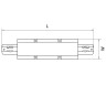 Коннектор прямой Lightstar Barra 504187 - Коннектор прямой Lightstar Barra 504187