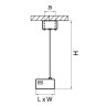Питание подвесное Lightstar Barra 504299 - Питание подвесное Lightstar Barra 504299