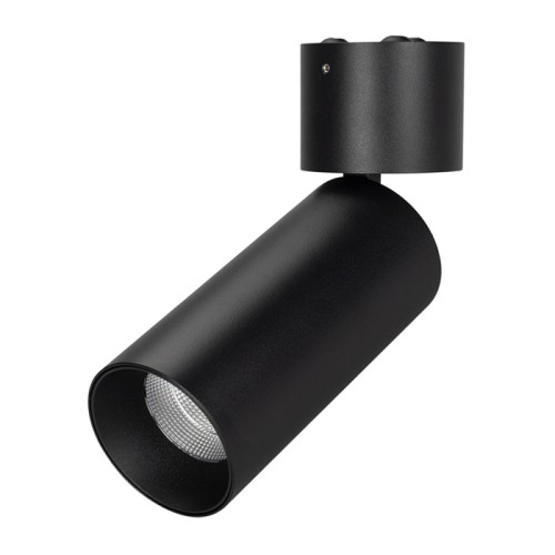 Светильник SP-POLO-SURFACE-FLAP-R65-8W-White5000 (BK-BK, 40 deg) (Arlight, IP20 Металл, 3 года) Накладной светильник 8Вт, черный круглый корпус, черная вставка, металл.
Цвет свечения БЕЛЫЙ 5000K, св.поток 570лм, CRI(Ra)>80, угол 40°. Размер DxH Ø65x200мм, встроенный драйвер PRI:220-240VAC, SEC:DC 200mA 30-43V 8Вт.