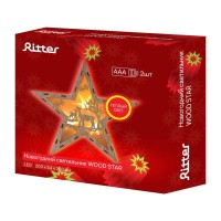  - Светодиодная фигура Ritter Wood Star 29282 1