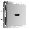 Розетка HDMI Werkel серебряный WL06-60-11 4690389110993 - Розетка HDMI Werkel серебряный WL06-60-11 4690389110993