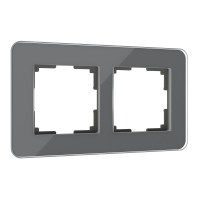  - Рамка Werkel Elite на 2 поста графит W0022440 4690389180705