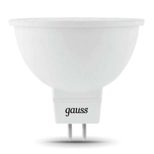 Лампа светодиодная Gauss GU5.3 5W 4100K матовая 201505205 