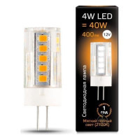  - Лампа светодиодная Gauss G4 4W 3000К прозрачная 10714
