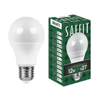  - Лампа светодиодная Saffit E27 12W 2700K Шар Матовая SBA6012 55007
