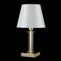  - Настольная лампа Crystal Lux Nicolas LG1 Gold/White