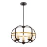 Подвесная люстра Lumina Deco Monterey LDP 1141-5 BK+MD - Подвесная люстра Lumina Deco Monterey LDP 1141-5 BK+MD