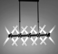  - Подвесная люстра Lumina Deco Alford LDP 6036-20 BK