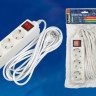 Удлинитель Uniel 3гн х 5м с/з Standard S-GCD3-5B 02922 - Удлинитель Uniel 3гн х 5м с/з Standard S-GCD3-5B 02922