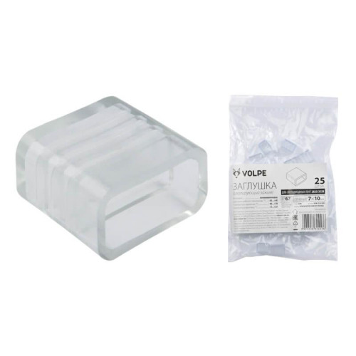 Набор заглушек Volpe UCW-Q220 K10 Clear 025 Polybag 10973 