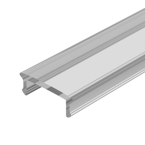 Экран ARH-FLAT-2000 Clear (Arlight, Пластик) Прозрачный экран PC (95%) для профилей ARH-FLAT, STAIR-W47, WALL-W26, LINE-1716, LINE-2315, LINE-2315-F, WALL-1849-DUAL, CEIL-REFLECT-DUAL. Плоский, длина 2000мм. Цена за 1м.