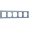 Рамка Werkel Favorit на 5 постов серый WL01-Frame-05 4690389061295 - Рамка Werkel Favorit на 5 постов серый WL01-Frame-05 4690389061295