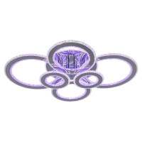  - Потолочная светодиодная люстра Profit Light 8040/6 CHR
