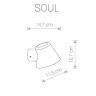 Уличный настенный светильник Nowodvorski Soul 9555 - Уличный настенный светильник Nowodvorski Soul 9555