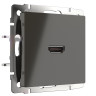 Розетка HDMI Werkel серо-коричневый WL07-60-11 4690389111020 - Розетка HDMI Werkel серо-коричневый WL07-60-11 4690389111020