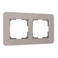  - Рамка Werkel Elite на 2 поста дымчатый W0022417 4690389180699