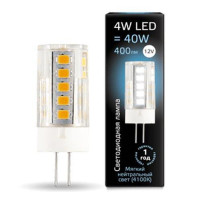  - Лампа светодиодная Gauss G4 4W 4100К прозрачная 10724