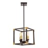 Подвесная люстра Lumina Deco Waldorf LDP 1140-4 BK+MD - Подвесная люстра Lumina Deco Waldorf LDP 1140-4 BK+MD