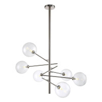  - Подвесная люстра Crystal Lux MARCOS SP6 NICKEL