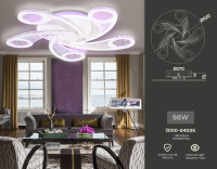  - Потолочная светодиодная люстра Ambrella light Acrylica Original FA4476