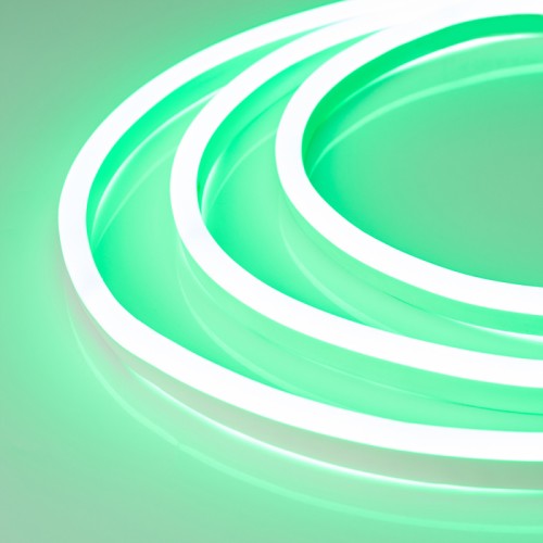 Образец Гибкий неон ARL-NEON-1608GH-SIDE 24V Green (Arlight, 6 Вт/м, IP65) 