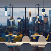  - Подвесной светодиодный светильник Odeon Light Larus 4613/5L