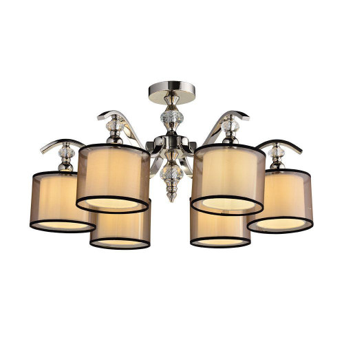 Потолочная люстра Lumien Hall Испика LH1052/6C-NK-CL 