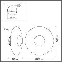  - Настенный светодиодный светильник Odeon Light Adamas 4223/13WL