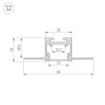 Профиль SL-LINIA20-FANTOM-2500 WHITE (Arlight, Алюминий) - Профиль SL-LINIA20-FANTOM-2500 WHITE (Arlight, Алюминий)
